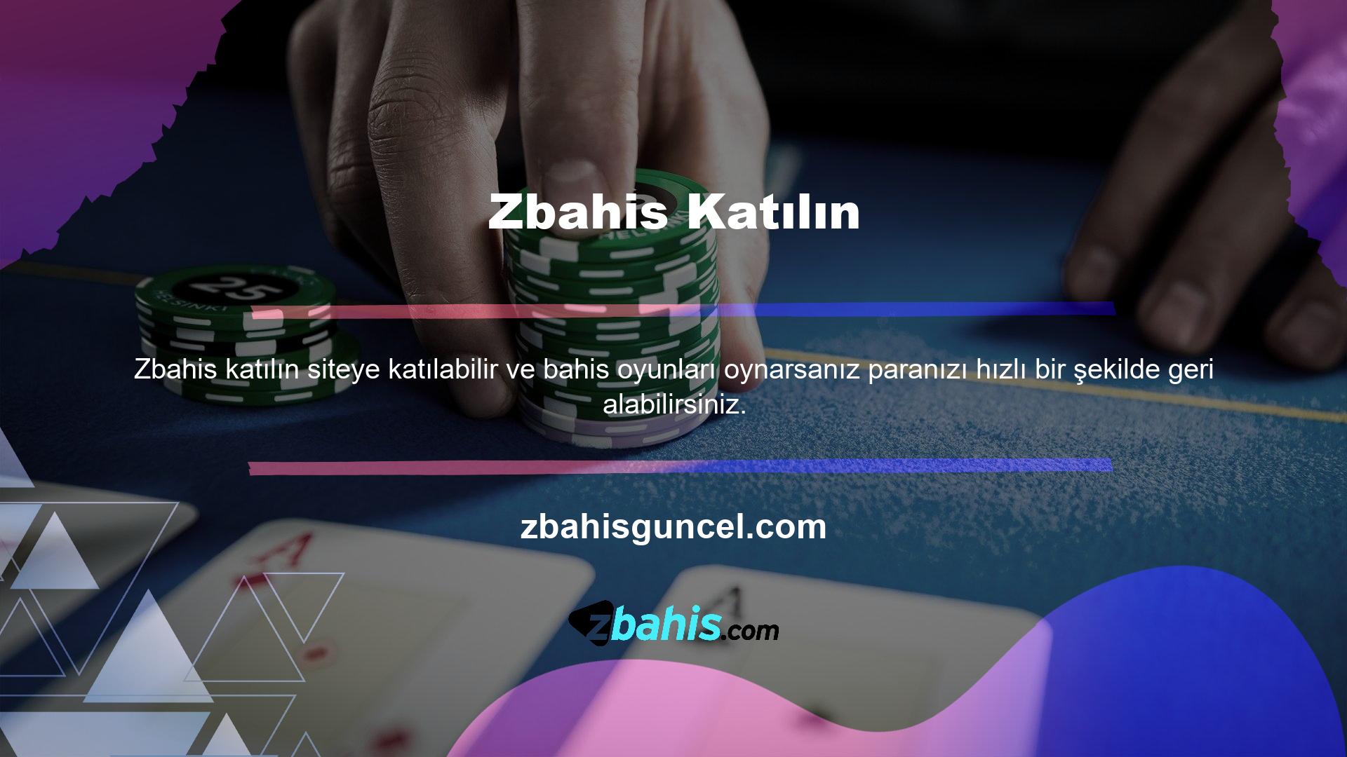 Bu güvenilir Zbahis faydaları, daha fazla ve kolay para kazanabilmenizdir
